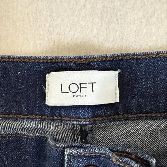 Loft Outlet Womens Mid Rise Medium Wash Skinny Jeans Size 14 - NWTs - Picture 5 of 13